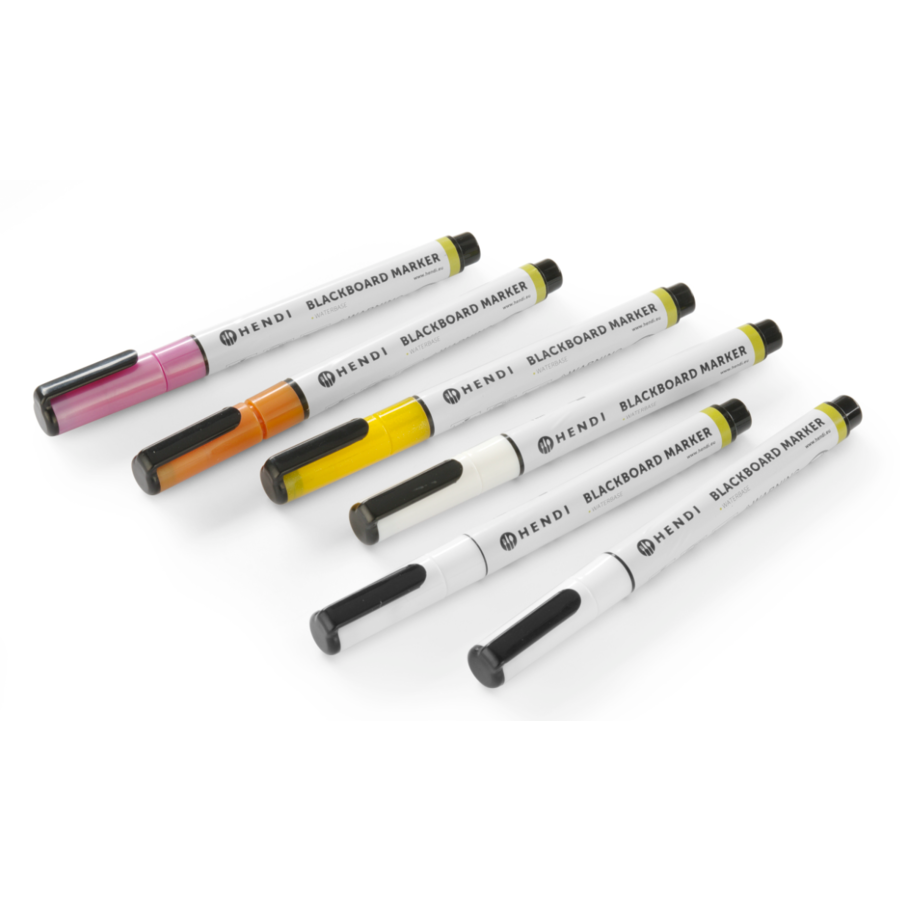 Chalk Markers | 1mm| 4 colors | 6 pcs.