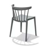 Chair Windsor | Plastic | Green | 54x53x75cm