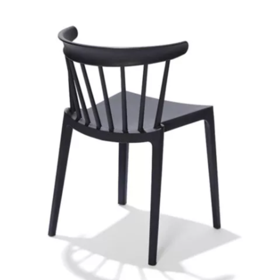 Chair Windsor | Plastic | Gray | 54x53x75cm