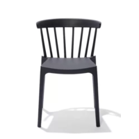 Chair Windsor | Plastic | Gray | 54x53x75cm