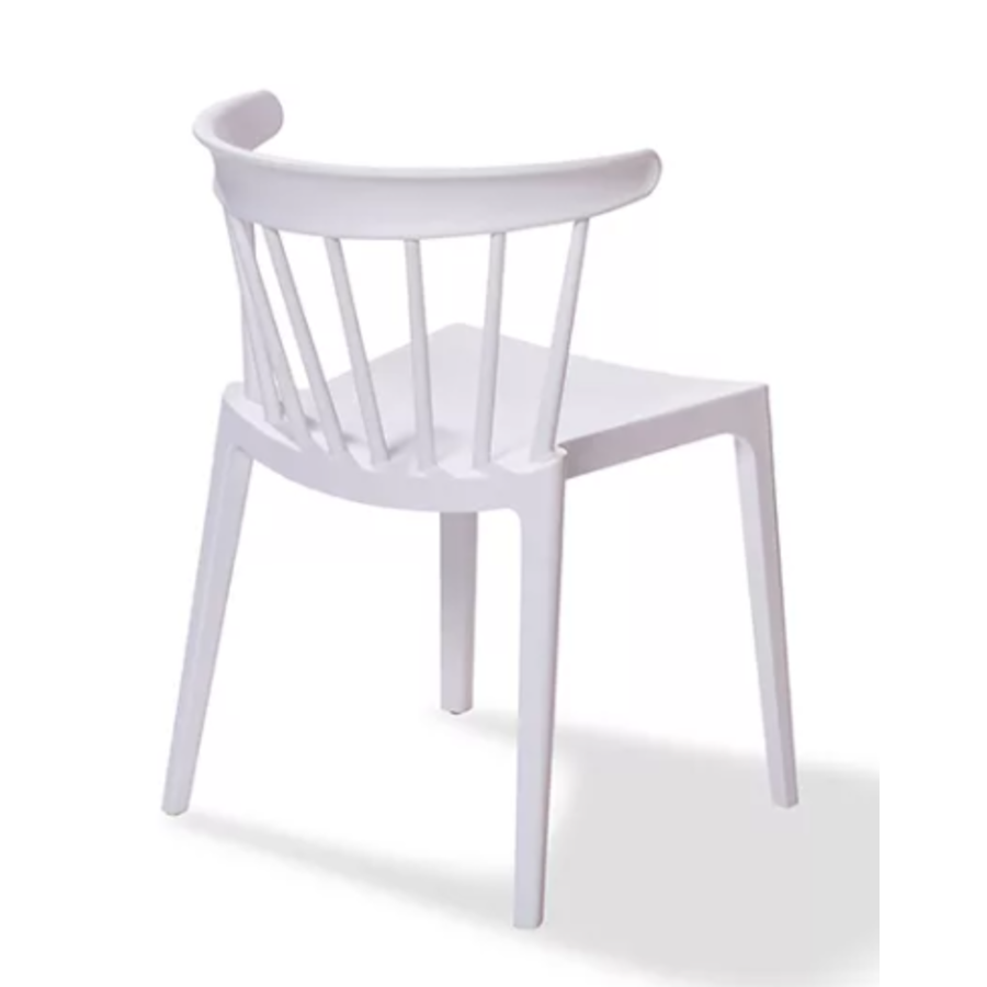 Chair Windsor | Plastic | White | 54x53x75cm