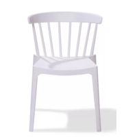 Chair Windsor | Plastic | White | 54x53x75cm
