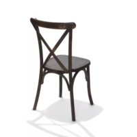 Crossback-Stuhl | Braun | 48x47x88cm