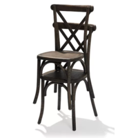 Crossback Chair | Brown | 48x47x88cm