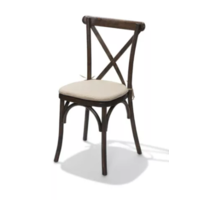 Crossback-Stuhl | Braun | 48x47x88cm
