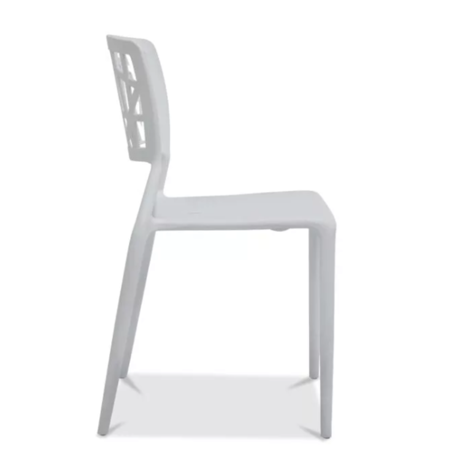 Chair Web | Plastic | White | 43x47x84cm