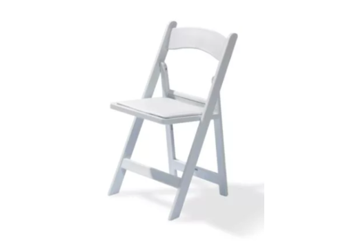  HorecaTraders Folding chair | White | 45x45x78cm | Foldable 