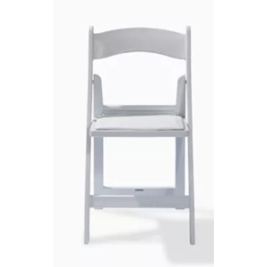 Chaise pliante | Blanc | 45x45x78cm | Pliable
