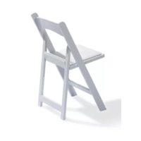 Folding chair | White | 45x45x78cm | Foldable