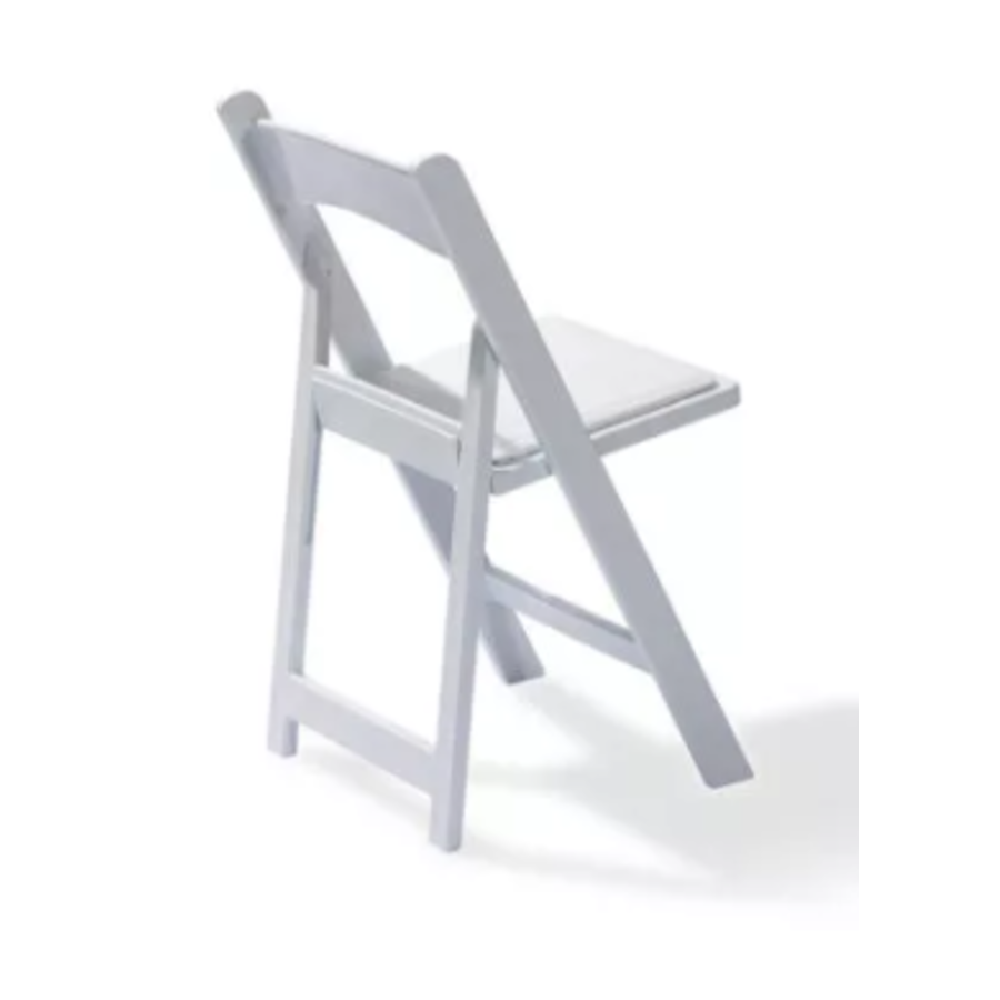Folding chair | White | 45x45x78cm | Foldable