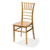 HorecaTraders Chaise Tiffany | Or | 41x43x92cm