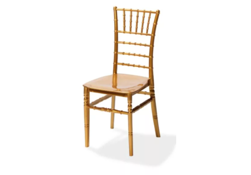 HorecaTraders Tiffany Chair | Gold | 41x43x92cm 