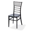 HorecaTraders Chair Tiffany | Black | 41x43x92cm