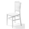 HorecaTraders Chaise Napoléon | Plastique | Blanc