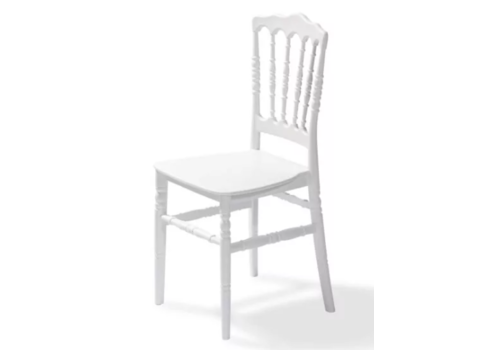  HorecaTraders Chaise Napoléon | Plastique | Blanc 