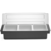 Hendi Ingredients Holder | Plastic | 3 Containers | 48x15x10 cm