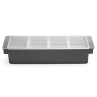 Ingredients Holder | Plastic | 4 Containers | 48x15x10 cm