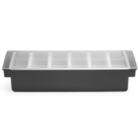 Ingredients Holder | Plastic | 6 Containers | 48x15x10 cm
