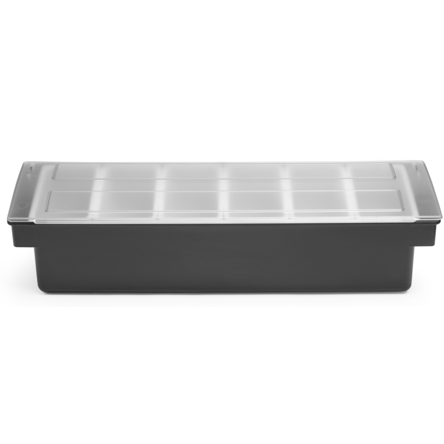 Ingredients Holder | Plastic | 6 Containers | 48x15x10 cm