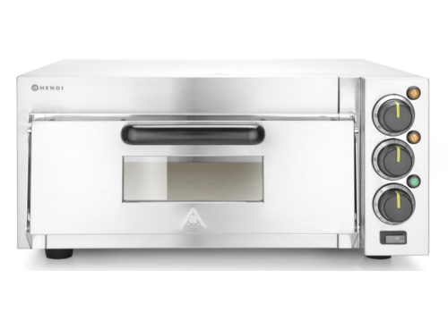  Hendi Four à pizza compact | acier inoxydable | 1 chambre | 230V | 2000W 