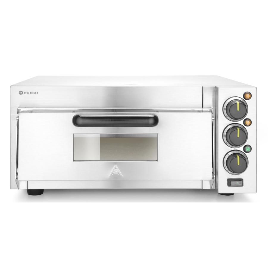 Compact pizza oven | stainless steel | 1 room | 230V | 2000W