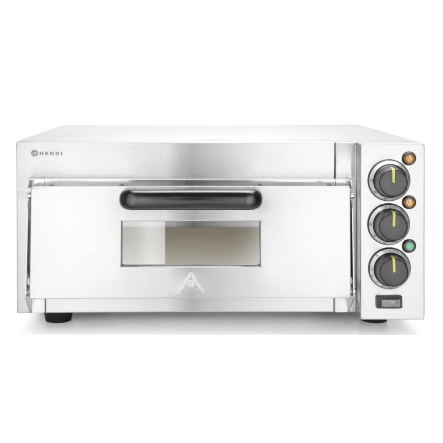 Four à pizza compact | acier inoxydable | 1 chambre | 230V | 2000W
