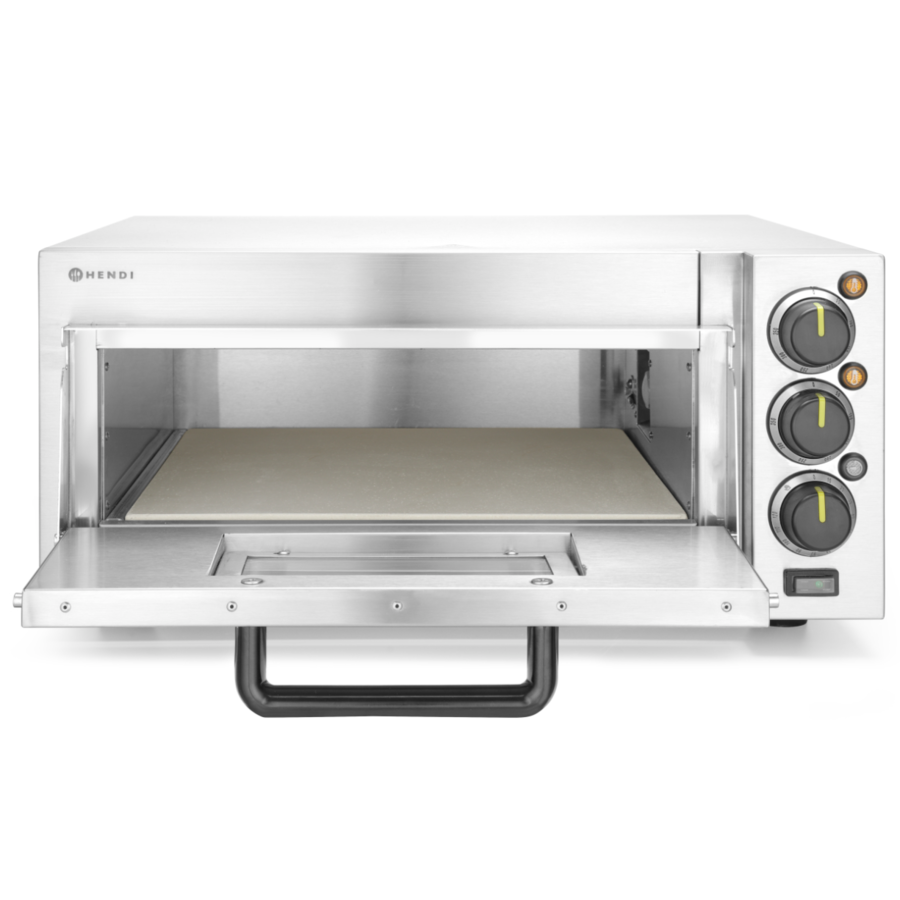 Four à pizza compact | acier inoxydable | 1 chambre | 230V | 2000W