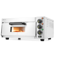 Four à pizza compact | acier inoxydable | 1 chambre | 230V | 2000W