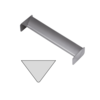 HorecaTraders Pate/ terrine shape | Stainless steel | 4x30x6 cm