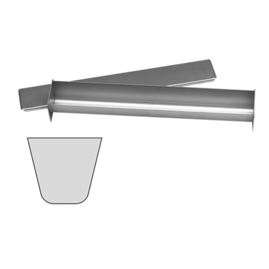Pâté / terrine mold | stainless steel | 6x45x6 cm