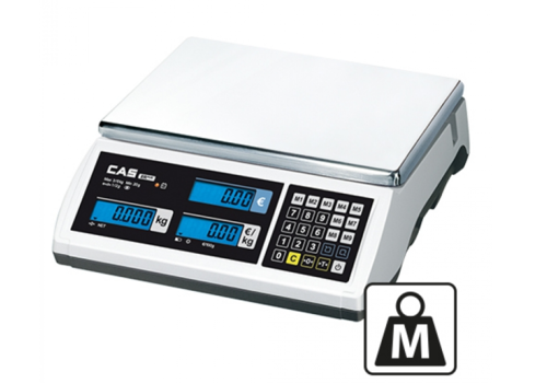  CAS Digital Scale | stainless steel | 6kg-2gr | 15kg-5gr 