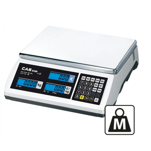  CAS Digital Scale | stainless steel | 6kg-2gr | 15kg-5gr 