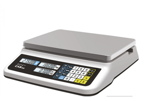 CAS Digitale Waage | Edelstahl | 6kg-2gr | 15kg-5gr 
