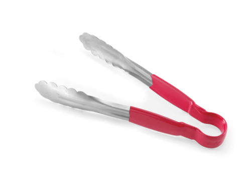  Hendi Pinces de service HACCP | 25 cm | Rouge 
