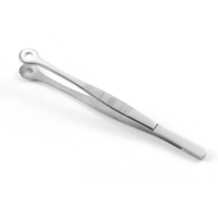 Round head tweezers | stainless steel | 15 cm