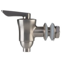 Glazen drankendispenser | RVS tap | 20x20x30,5cm