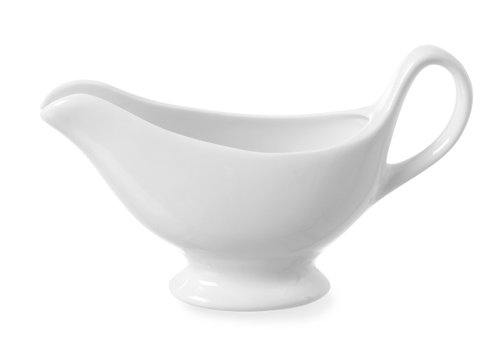 Hendi Saucière en porcelaine | Blanc | 180x55x(h)130 | 4 pièces 
