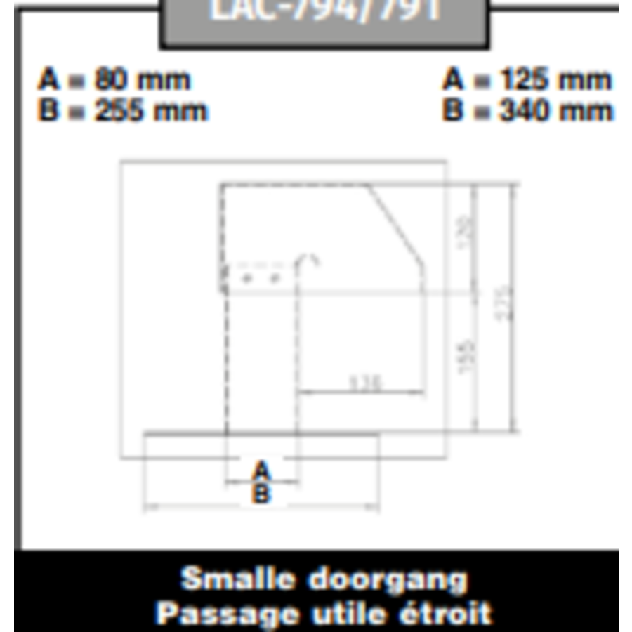 Roof terminal | Aluminum | 12x12cm | 1 exit