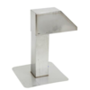 HorecaTraders Stainless Steel Roof Flashing - 125x125mm - 1 Outlet - AISI 304 - 1.5mm