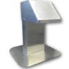 Conduit de toit | acier inoxydable | 12x25 cm | 1 sortie
