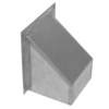 Wanddoorgang | Aluminium | 15x15 cm