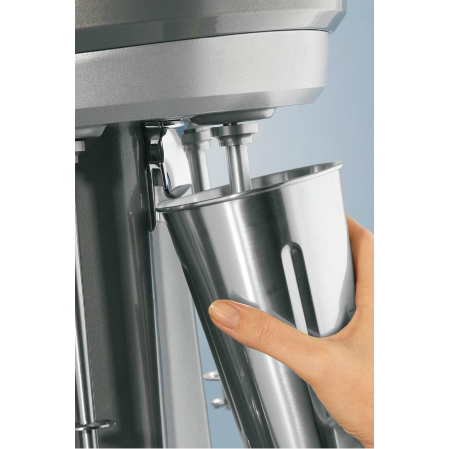 Mélangeur à trois broches | 3x Tasse en acier inoxydable 0,75L | 3 vitesses | HMD400