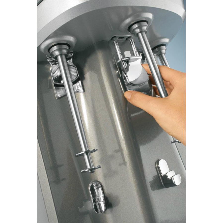 Mélangeur à trois broches | 3x Tasse en acier inoxydable 0,75L | 3 vitesses | HMD400