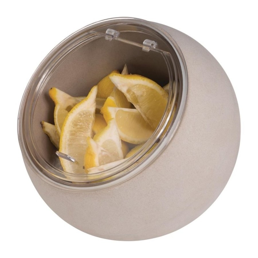 Bol Moon et couvercle gris 19cm