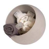 Moon bowl and lid grey 19cm