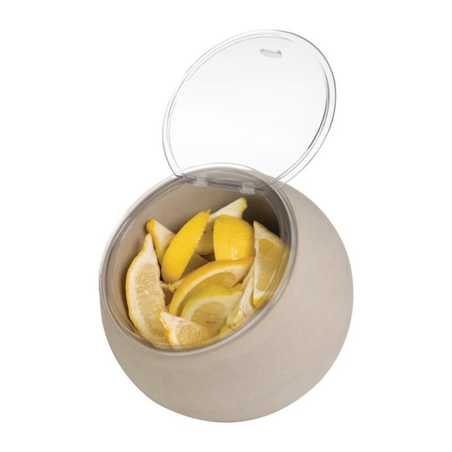 Bol Moon et couvercle gris 19cm