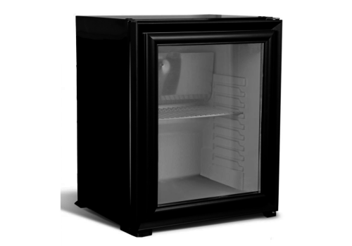  Combisteel Minibar | zwart | glazen deur | 60 L | 59x48x48 cm 