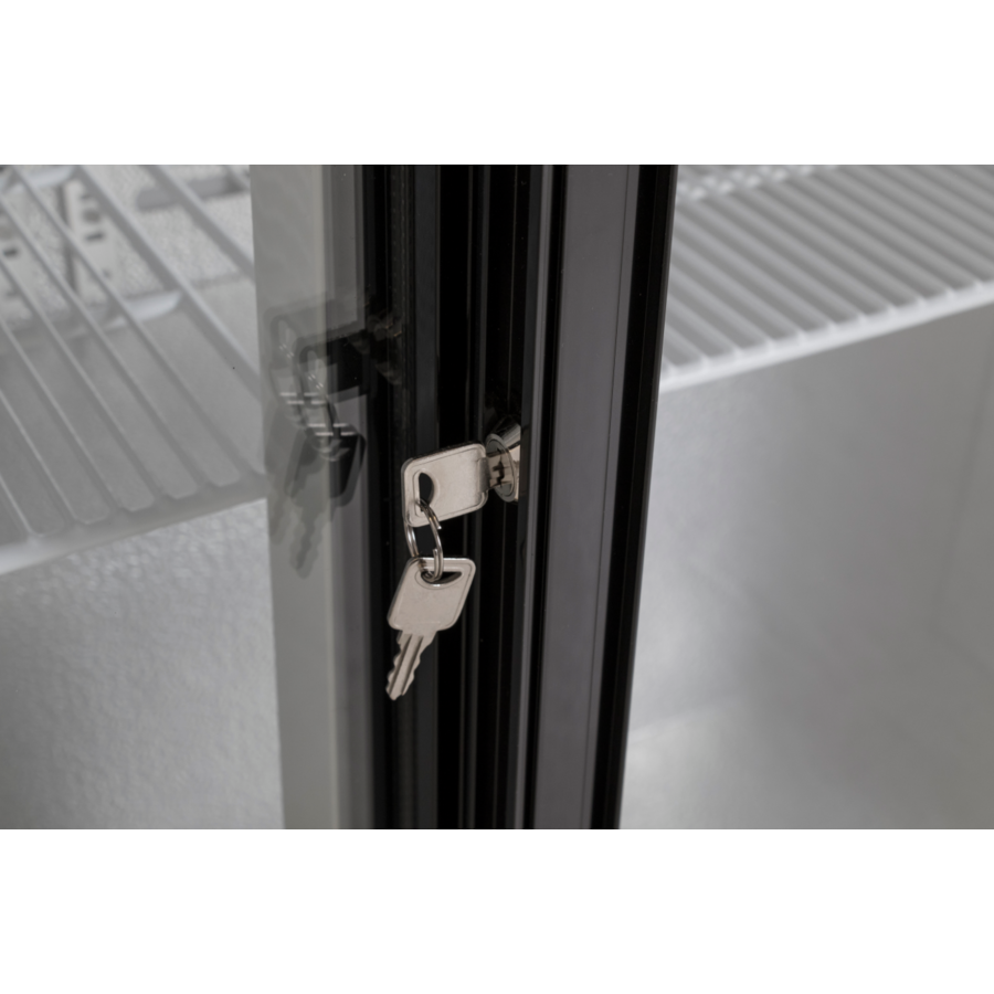 Bar fridge | Black | 52 x 87 x 87 cm | 186L