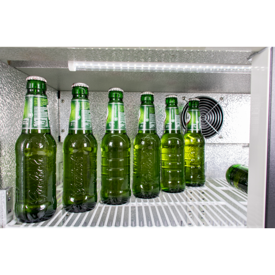 Bar fridge | Black | 52 x 87 x 87 cm | 186L