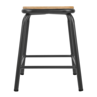 Cantina Bistro stool | Wood-Metallic gray | 47(h)x40x40cm